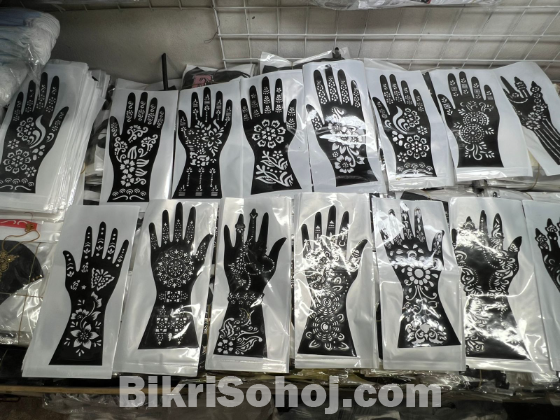 মেহেদী স্টিকার